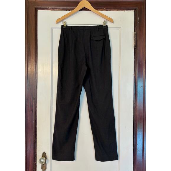 Jil Sander Luxury Black Tailored Wool Trousers Pants- Size US 8/28, EU 38 - Picture 4 of 5